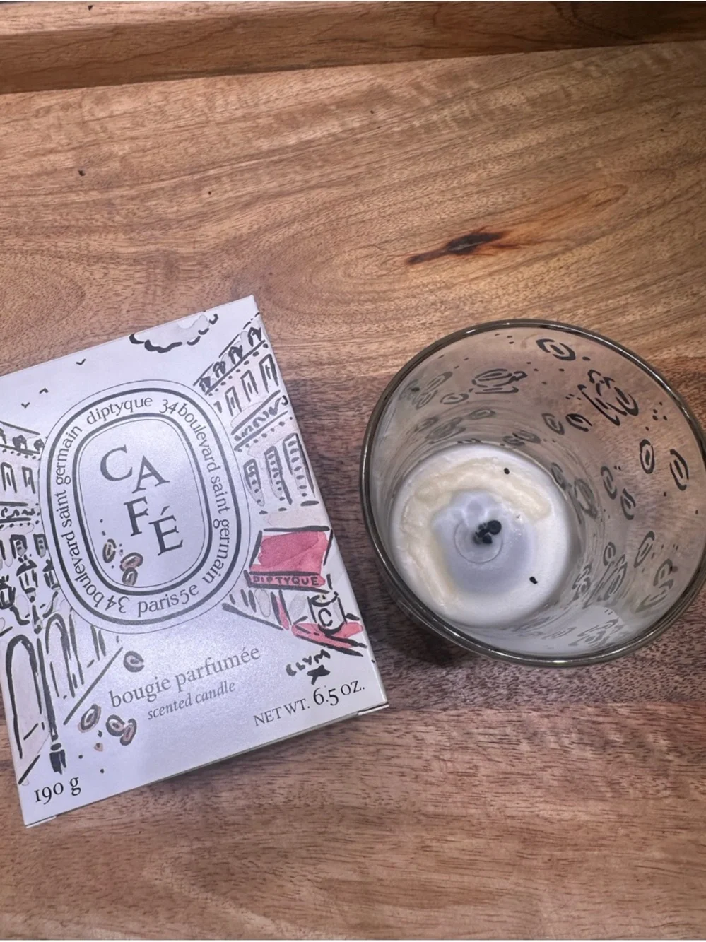*EMPTY* Limited Edition Cafe Diptyque Candle - Cafe Collection - Picture 3 of 5